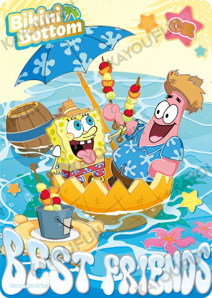 Kartu Kayou SpongeBob SquarePants - Best Friends (OR)