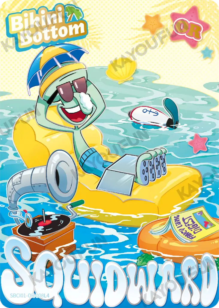 Kartu Kayou SpongeBob SquarePants - Squidward (OR)