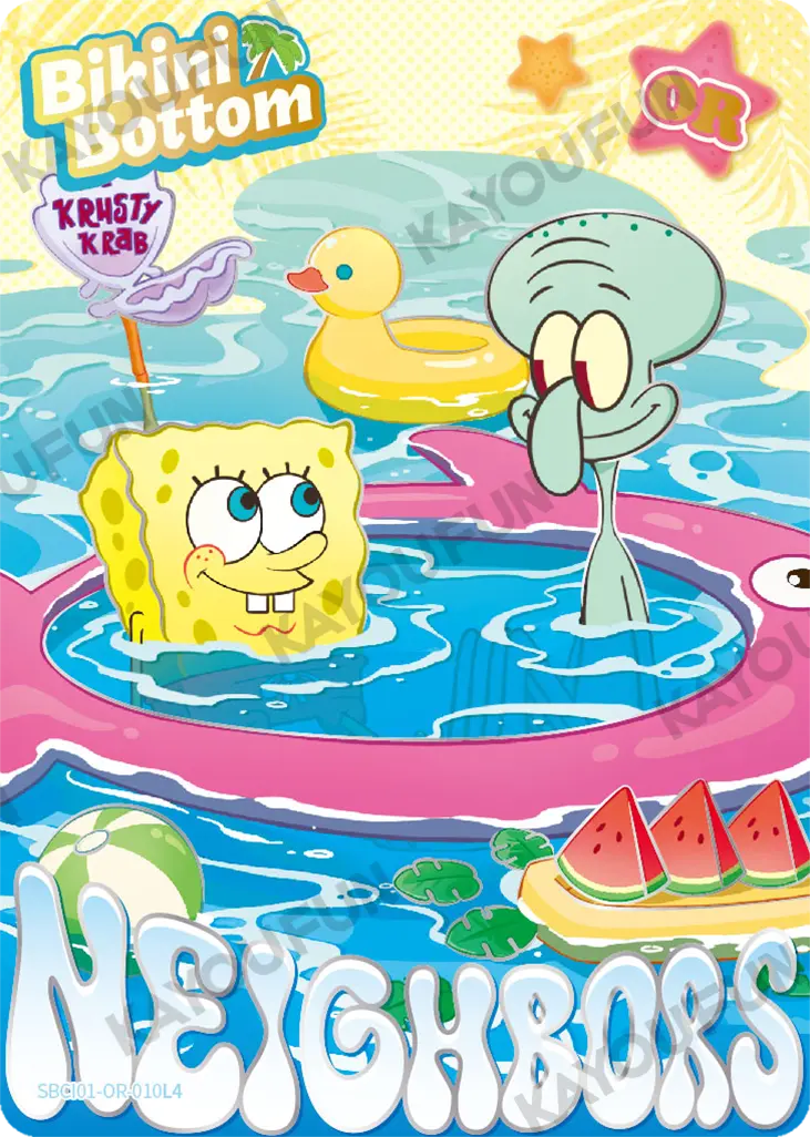 Kartu Kayou SpongeBob SquarePants - Neighbors (OR)