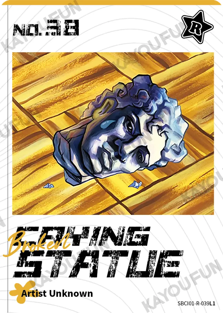 Kartu Kayou SpongeBob SquarePants - Broken Crying Statue (R)
