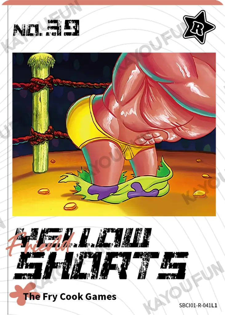 Kartu Kayou SpongeBob SquarePants - Friend Yellow Shorts (R)
