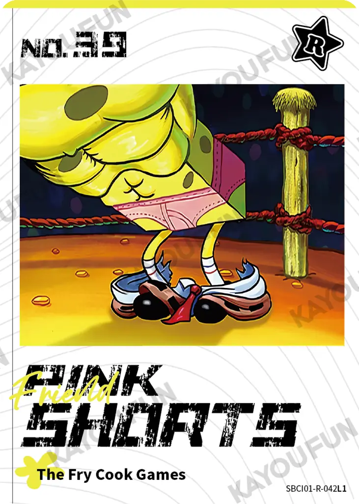 Kartu Kayou SpongeBob SquarePants - Friend Pink Shorts (R)