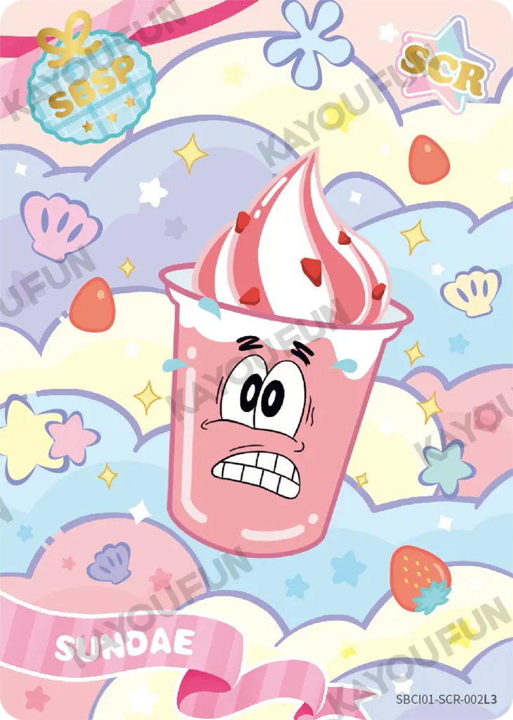 Kartu Kayou SpongeBob SquarePants - Sundae (SCR)