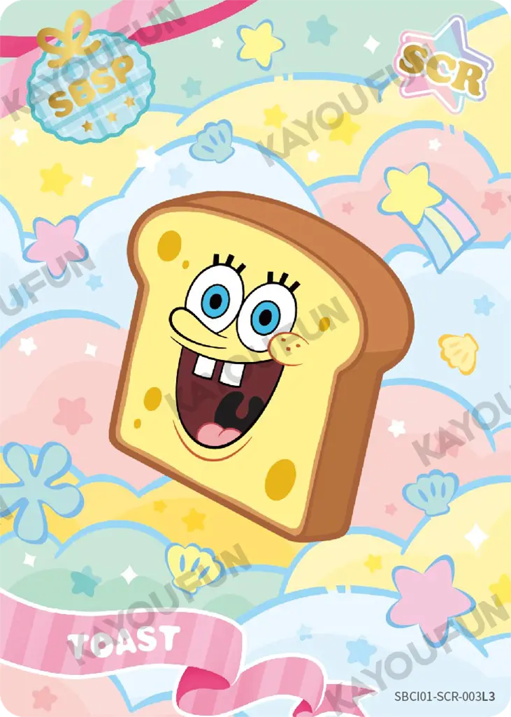 Kartu Kayou SpongeBob SquarePants - Toast (SCR)