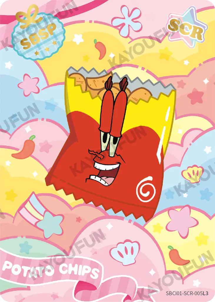 Kartu Kayou SpongeBob SquarePants - Potato Chips (SCR)