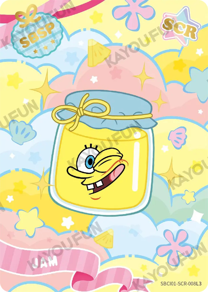 Kartu Kayou SpongeBob SquarePants - Jam (SCR)