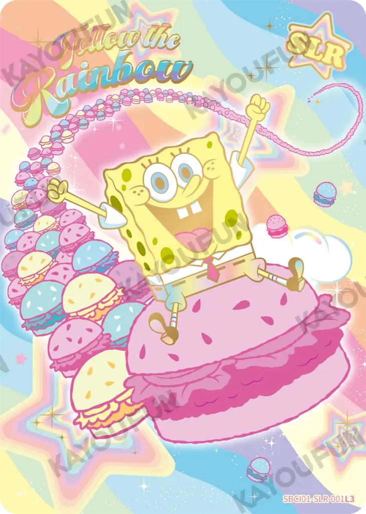 Kartu Kayou SpongeBob SquarePants - Follow the Rainbow (SLR)