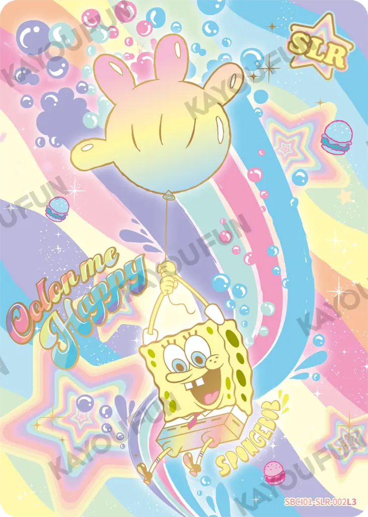 Kartu Kayou SpongeBob SquarePants - Color me Happy (SLR)