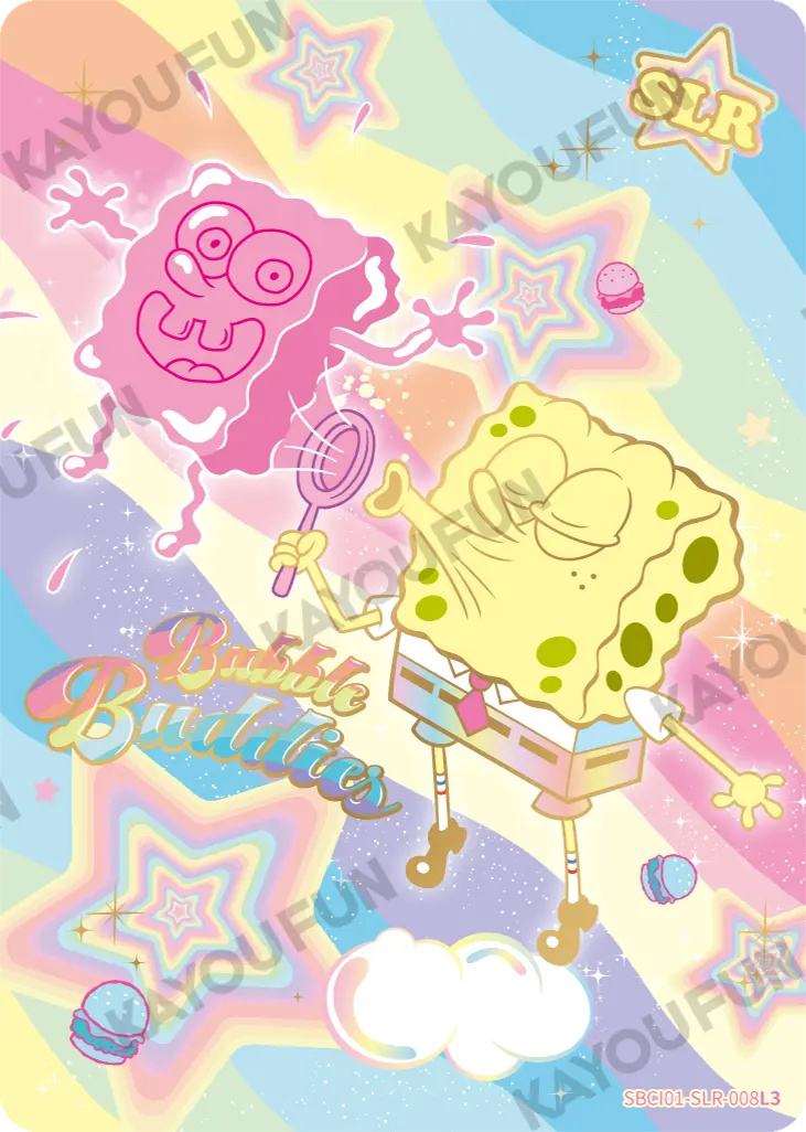 Kartu Kayou SpongeBob SquarePants - Bubble Buddies (SLR)