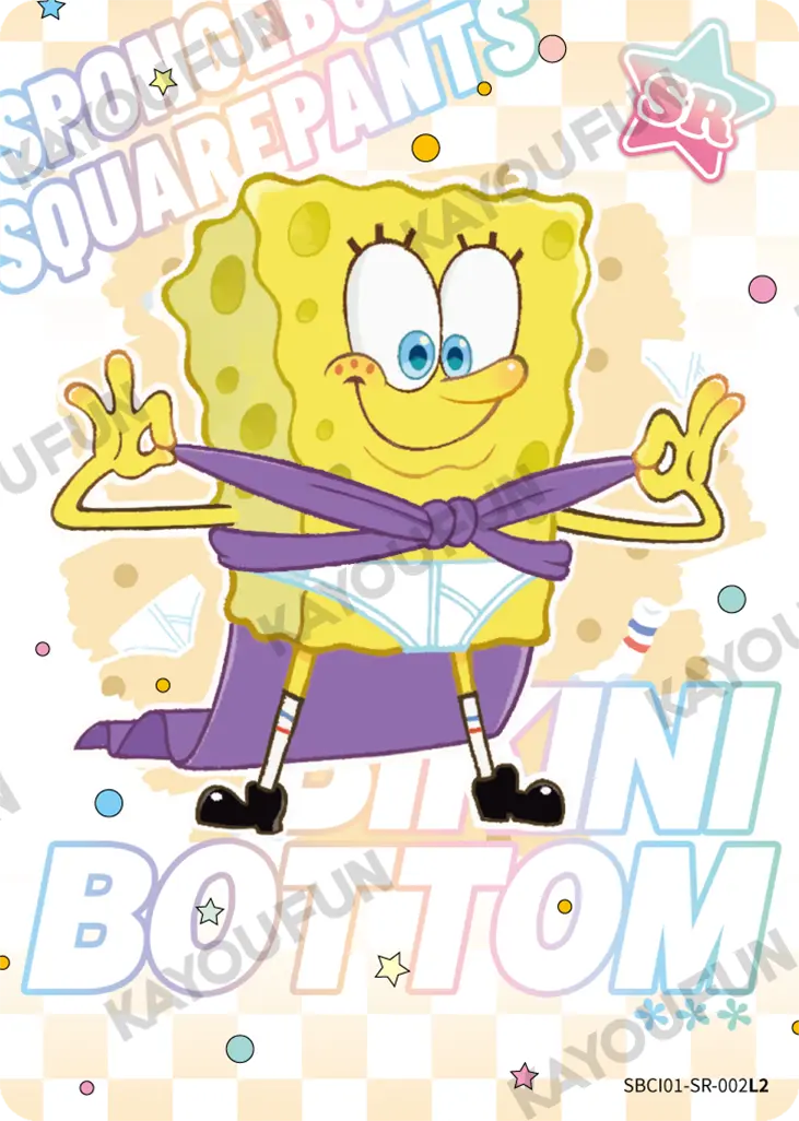 Kartu Kayou SpongeBob SquarePants - Spongebob SquarePants (SR)