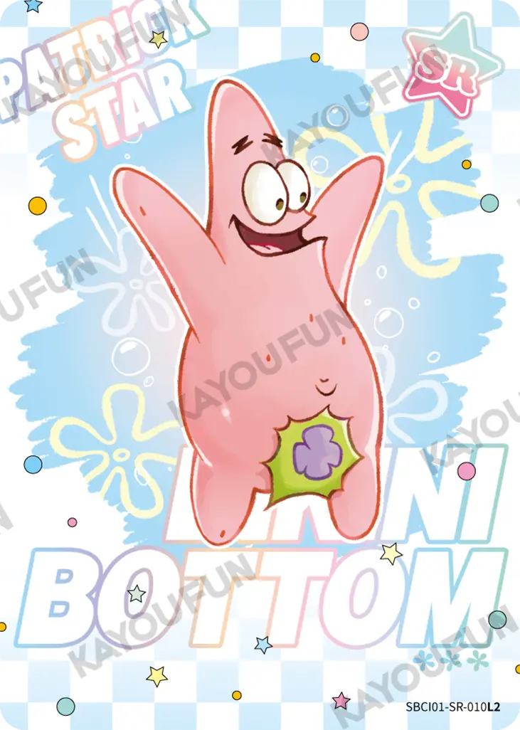 Kartu Kayou SpongeBob SquarePants - Patrick Star (SR)