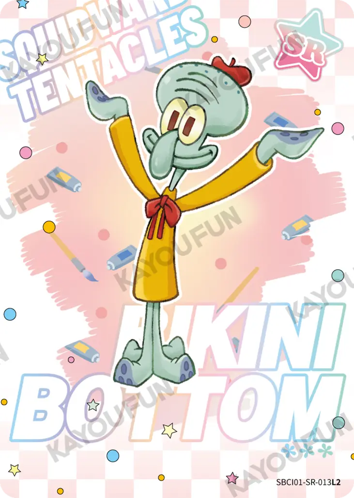 Kartu Kayou SpongeBob SquarePants - Squidward Tentacles (SR)