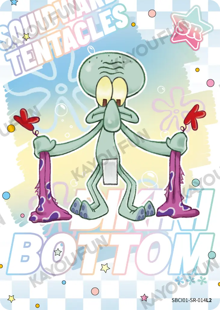Kartu Kayou SpongeBob SquarePants - Squidward Tentacles (SR)