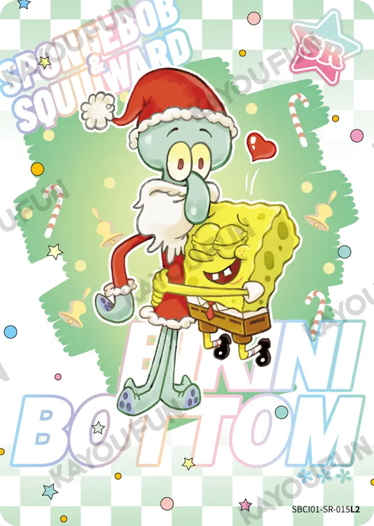 Kartu Kayou SpongeBob SquarePants - Spongebob & Squidward (SR)
