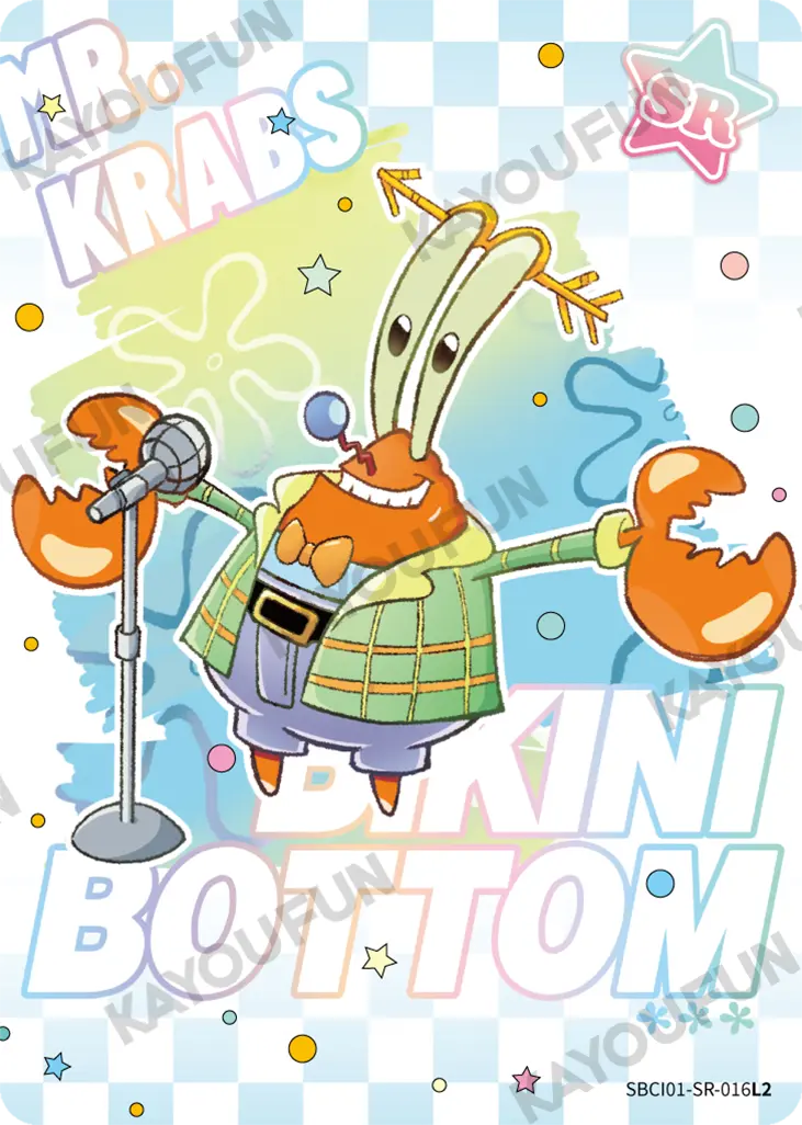 Kartu Kayou SpongeBob SquarePants - Mr. Krabs (SR)