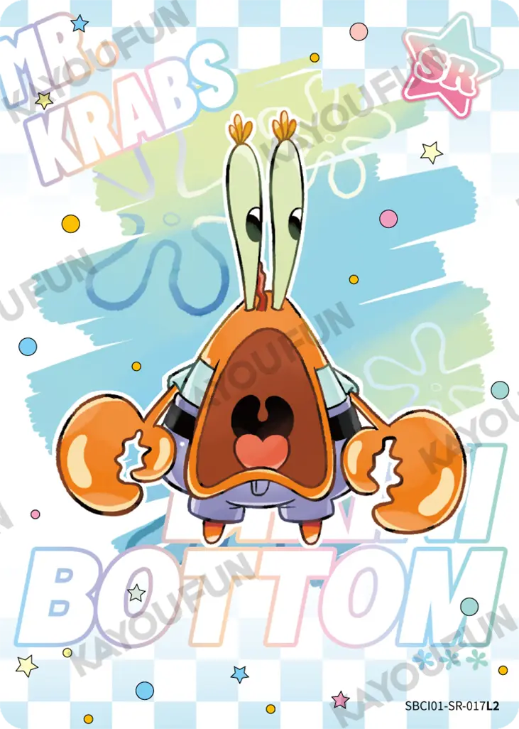 Kartu Kayou SpongeBob SquarePants - Mr. Krabs (SR)