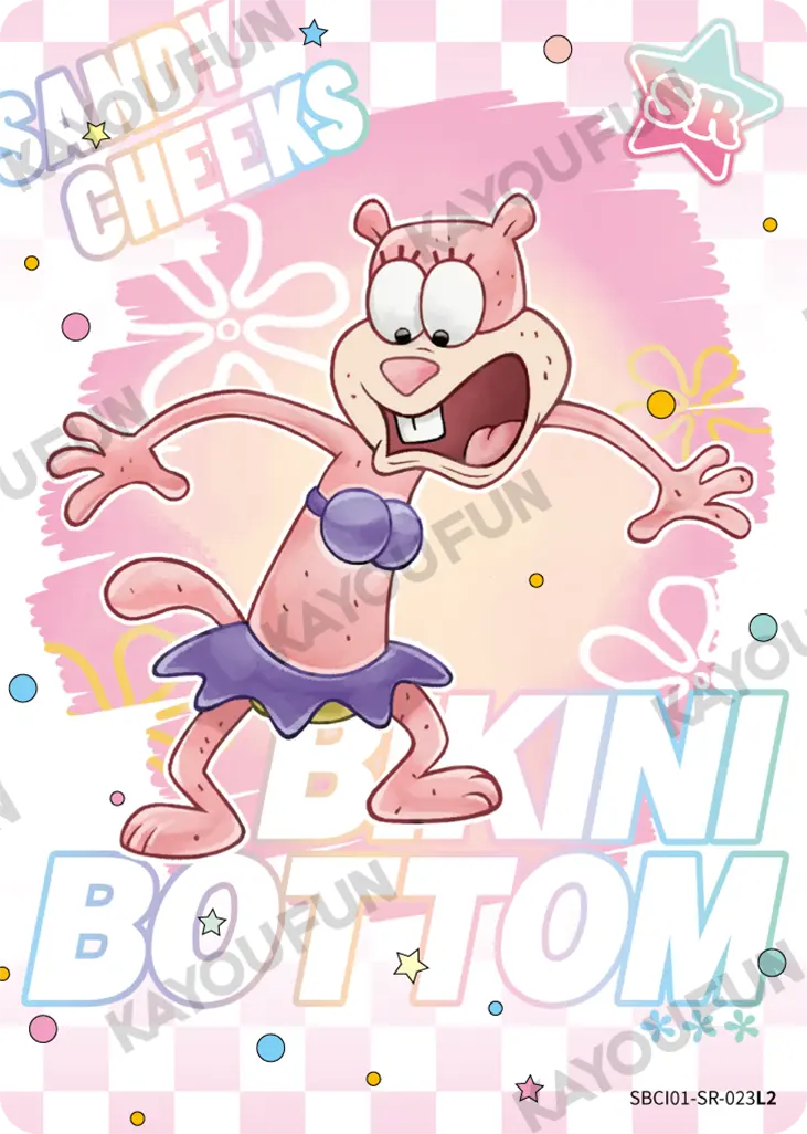 Kartu Kayou SpongeBob SquarePants - Sandy Cheeks (SR)