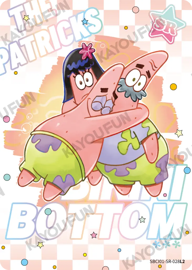 Kartu Kayou SpongeBob SquarePants - The Patricks (SR)