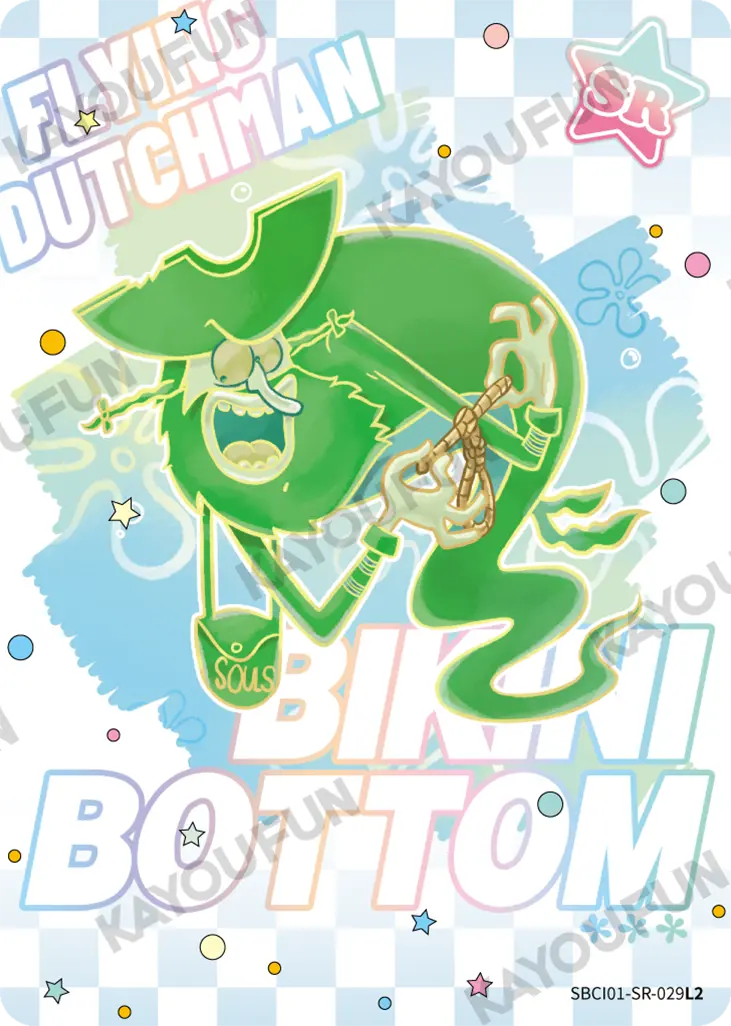 Kartu Kayou SpongeBob SquarePants - Flying Dutchman (SR)
