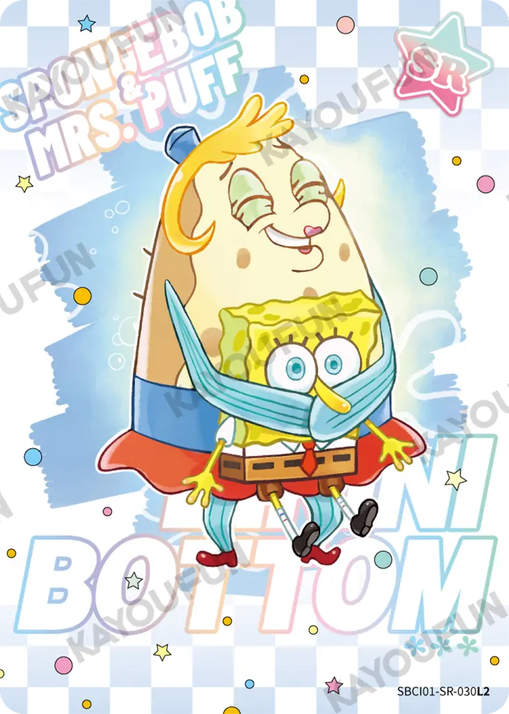 Kartu Kayou SpongeBob SquarePants - Spongebob & Mrs. Puff (SR)