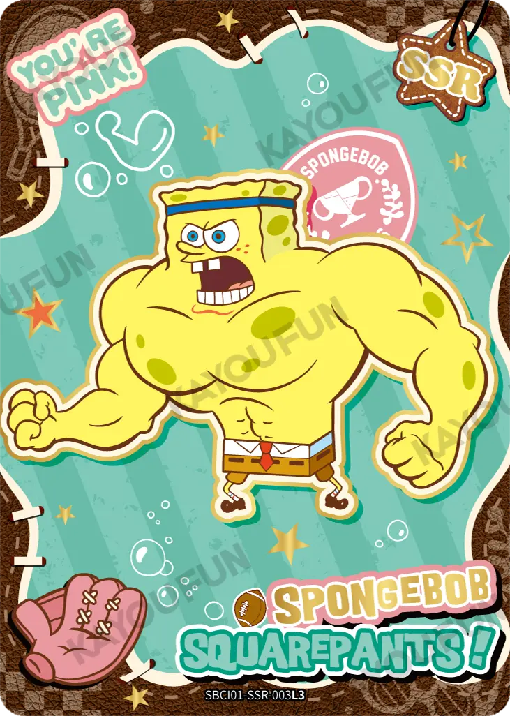 Kartu Kayou SpongeBob SquarePants - You're Pink (SSR)