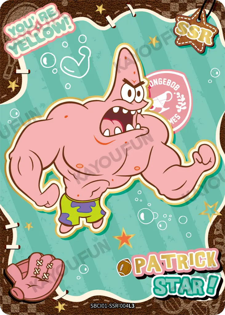 Kartu Kayou SpongeBob SquarePants - You're Yellow (SSR)