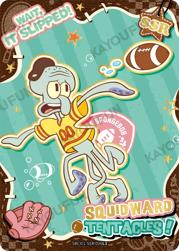 Kartu Kayou SpongeBob SquarePants - Wait, It Slipped! (SSR)