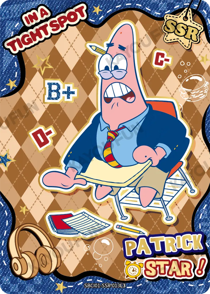 Kartu Kayou SpongeBob SquarePants - In A Tightspot (SSR)