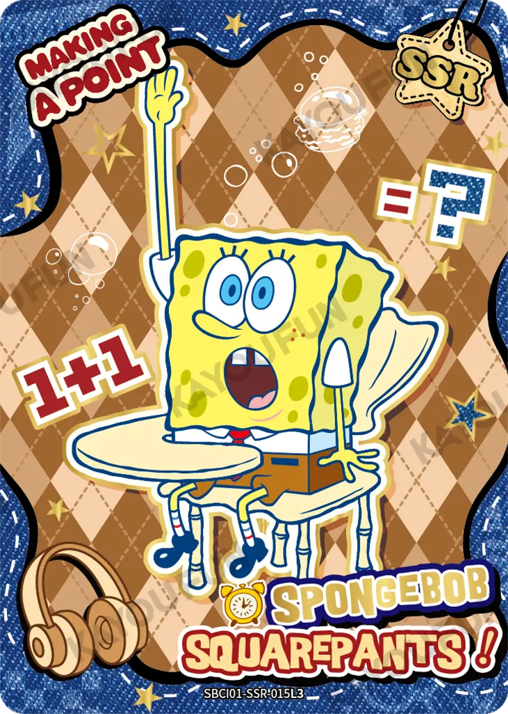 Kartu Kayou SpongeBob SquarePants - Making A Point (SSR)