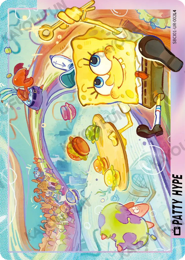 Kartu Kayou SpongeBob SquarePants - Patty Hype (UR)