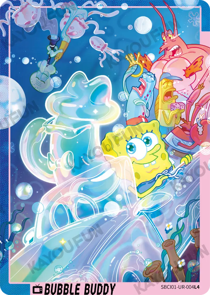 Kartu Kayou SpongeBob SquarePants - Bubble Buddy (UR)