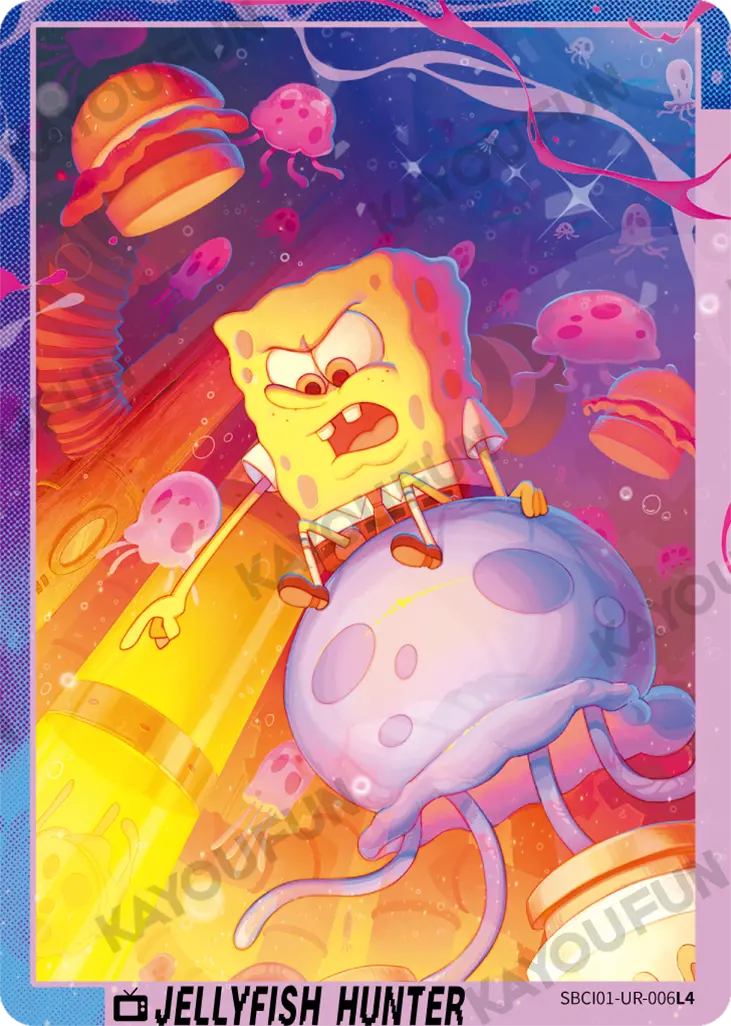 Kartu Kayou SpongeBob SquarePants - Jellyfish Hunter (UR)
