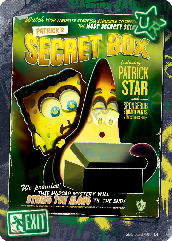 Kartu Kayou SpongeBob SquarePants - Patrick's Secret Box (UR)