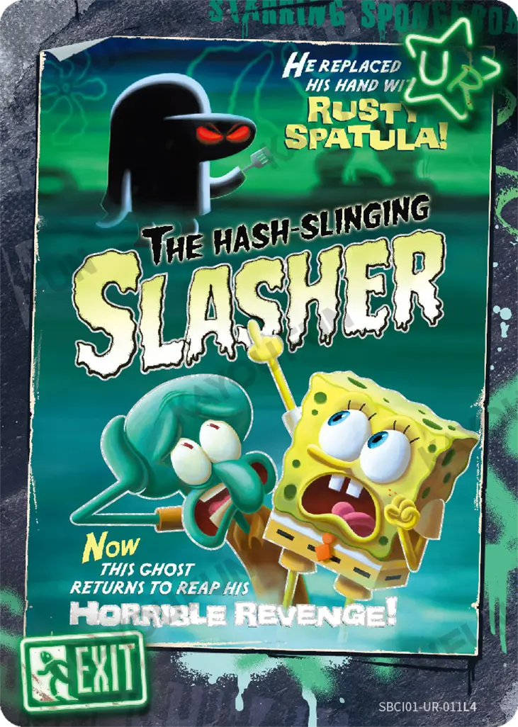 Kartu Kayou SpongeBob SquarePants - The Hash-Slinging Slasher (UR)