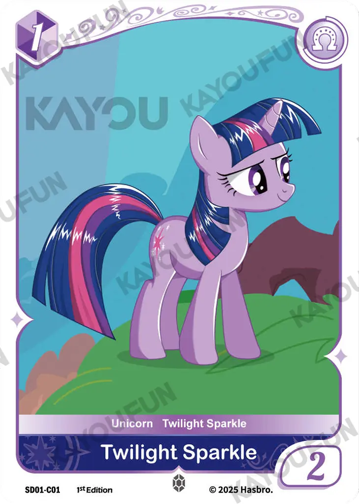 Kartu Kayou My Little Pony TCG - Twilight Sparkle (C)