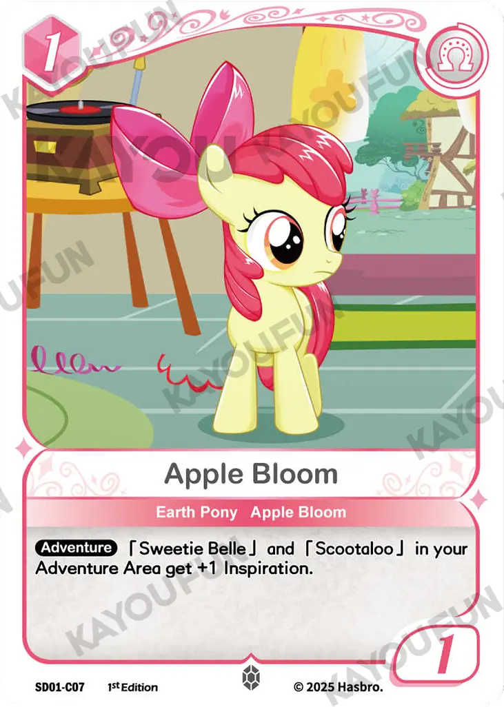 Kartu Kayou My Little Pony TCG - Apple Bloom (C)
