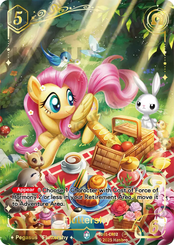 Kartu Kayou My Little Pony TCG - Fluttershy (CR)