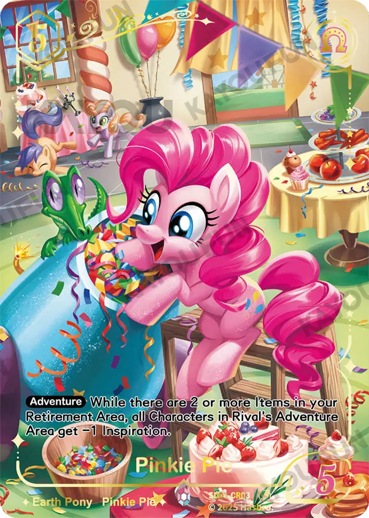 Kartu Kayou My Little Pony TCG - Pinkie Pie (CR)