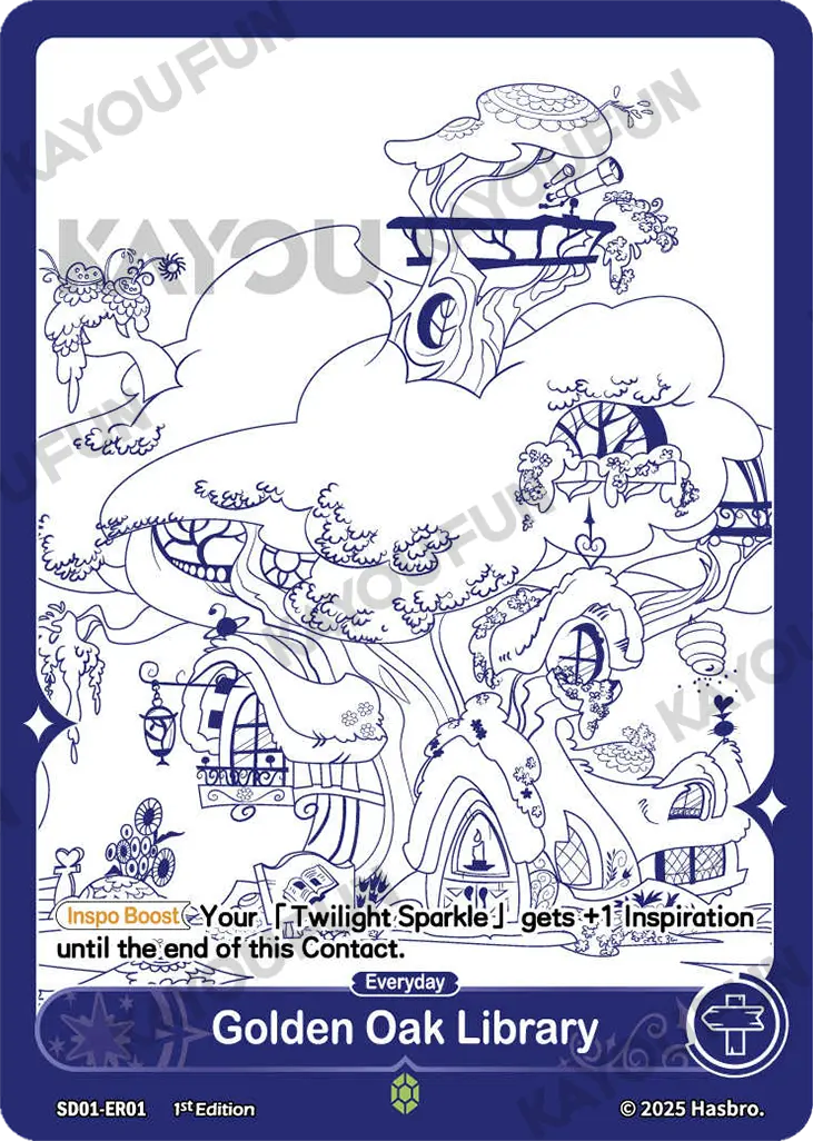 Kartu Kayou My Little Pony TCG - Golden Oak Library (ER)