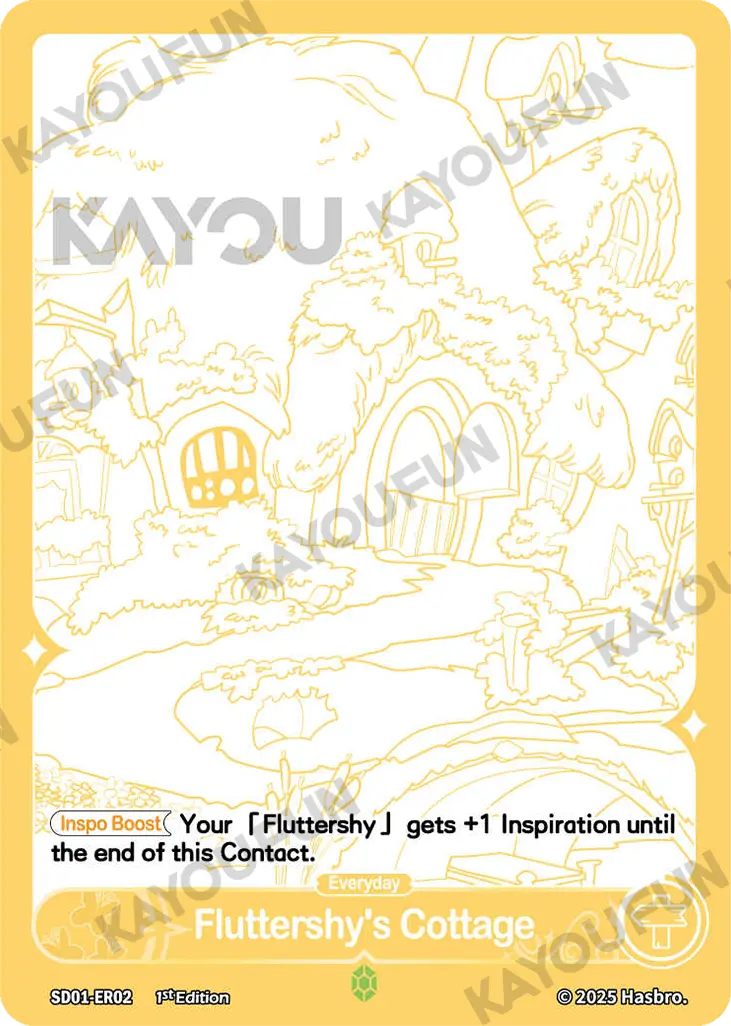Kartu Kayou My Little Pony TCG - Fluttershy's Cottage (ER)