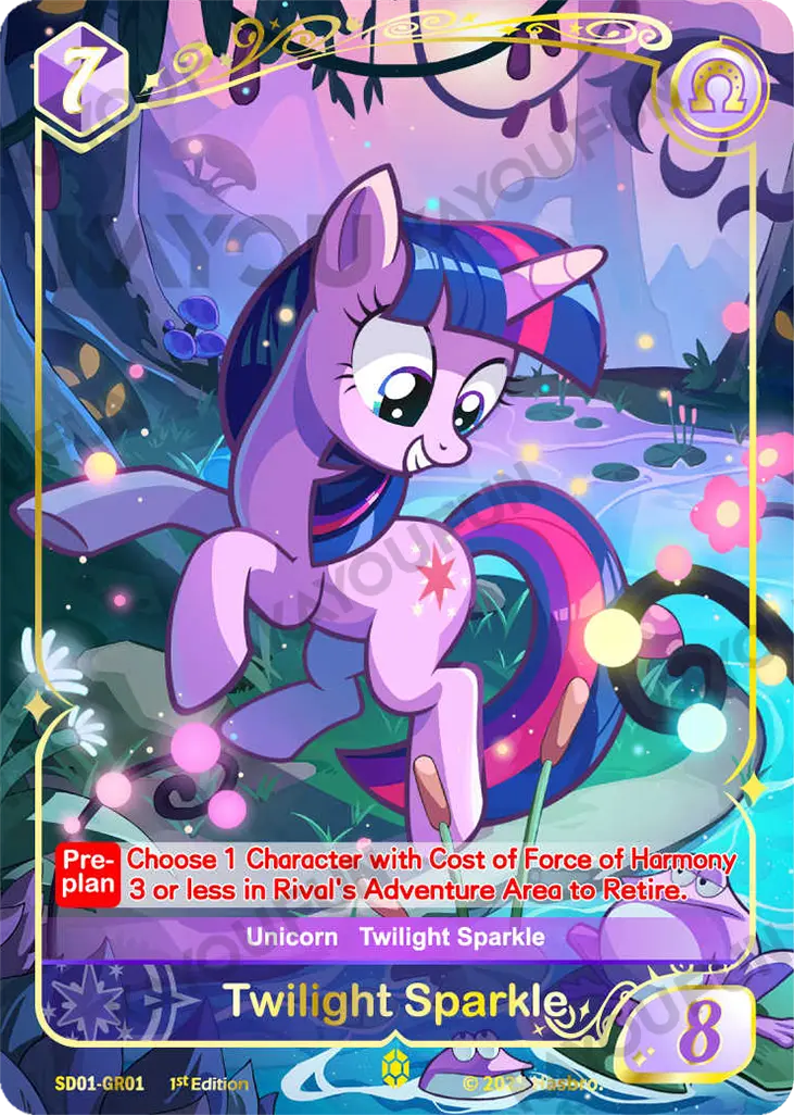 Kartu Kayou My Little Pony TCG - Twilight Sparkle (GR)