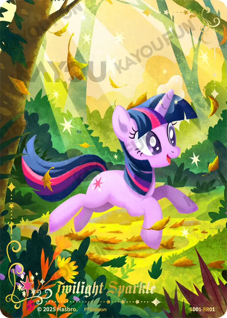 Kartu Kayou My Little Pony TCG - Twilight Sparkle (RR※)