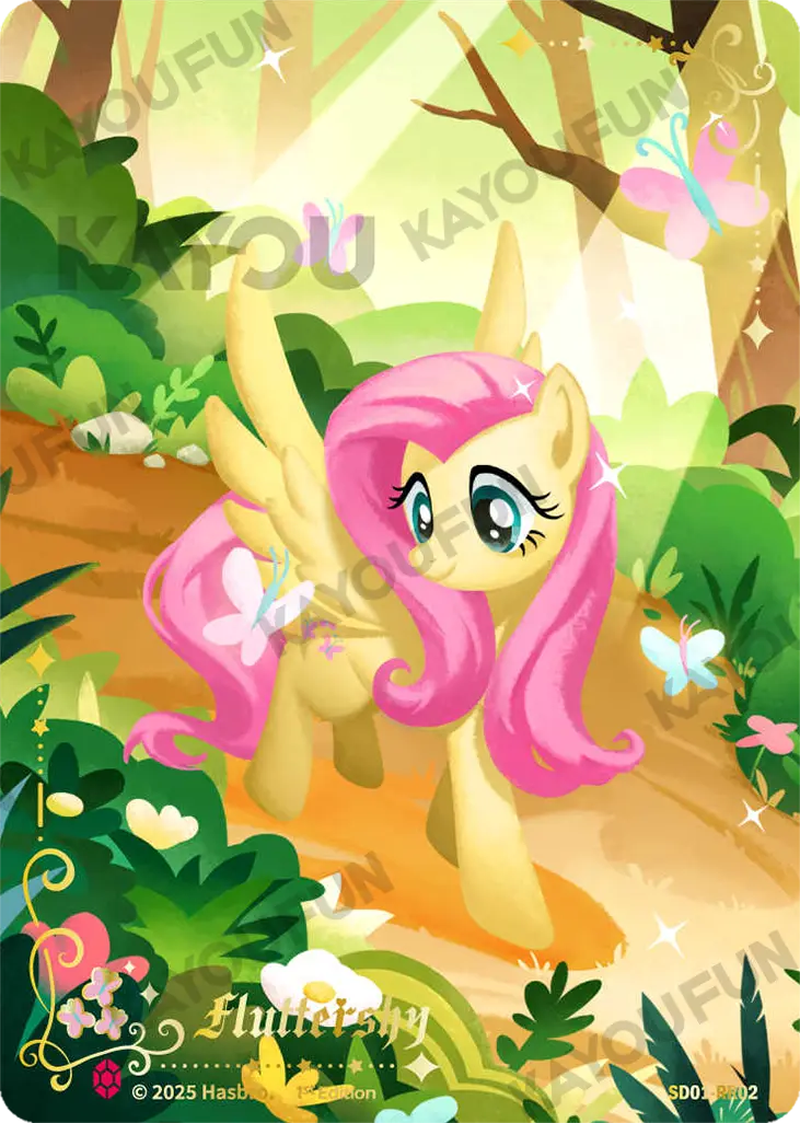 Kartu Kayou My Little Pony TCG - Fluttershy (RR)