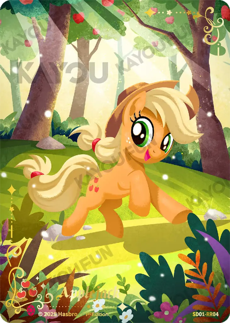 Kartu Kayou My Little Pony TCG - Applejack (RR)