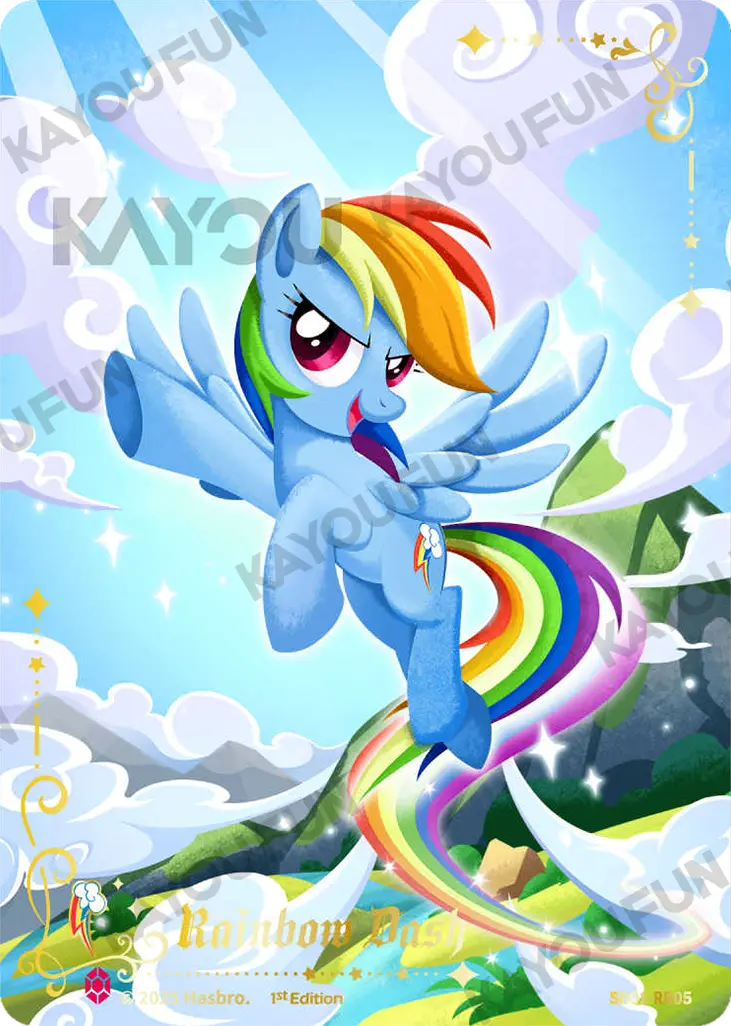 Kartu Kayou My Little Pony TCG - Rainbow Dash (RR)