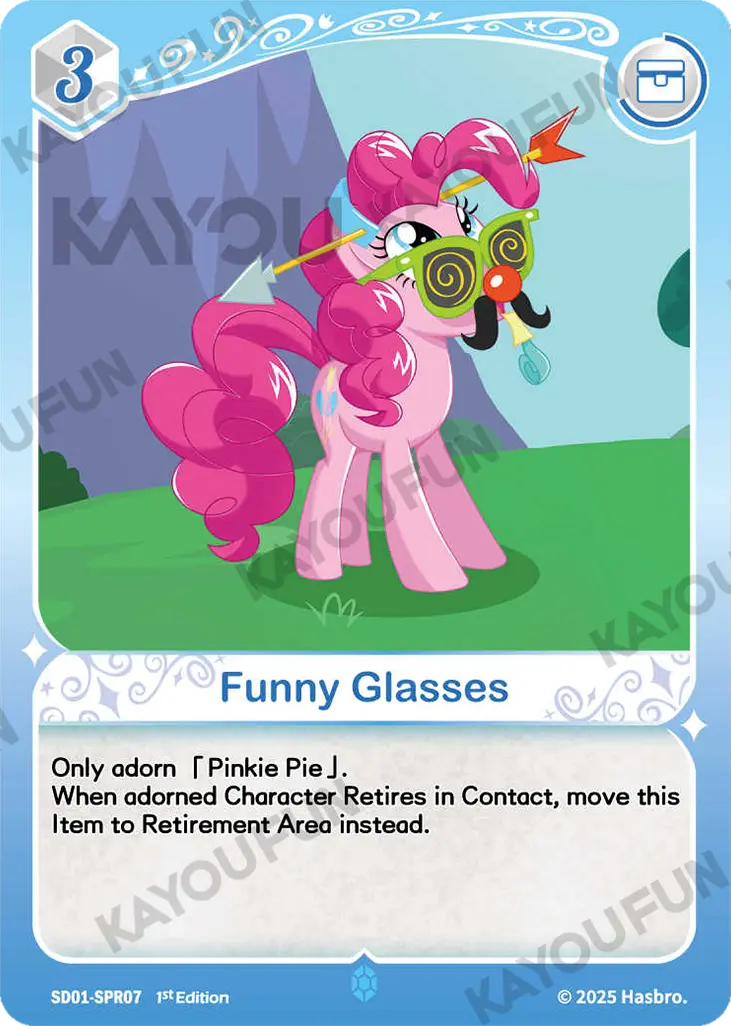 Kartu Kayou My Little Pony TCG - Funny Glasses (SPR)