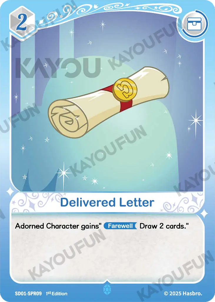 Kartu Kayou My Little Pony TCG - Delivered Letter (SPR)