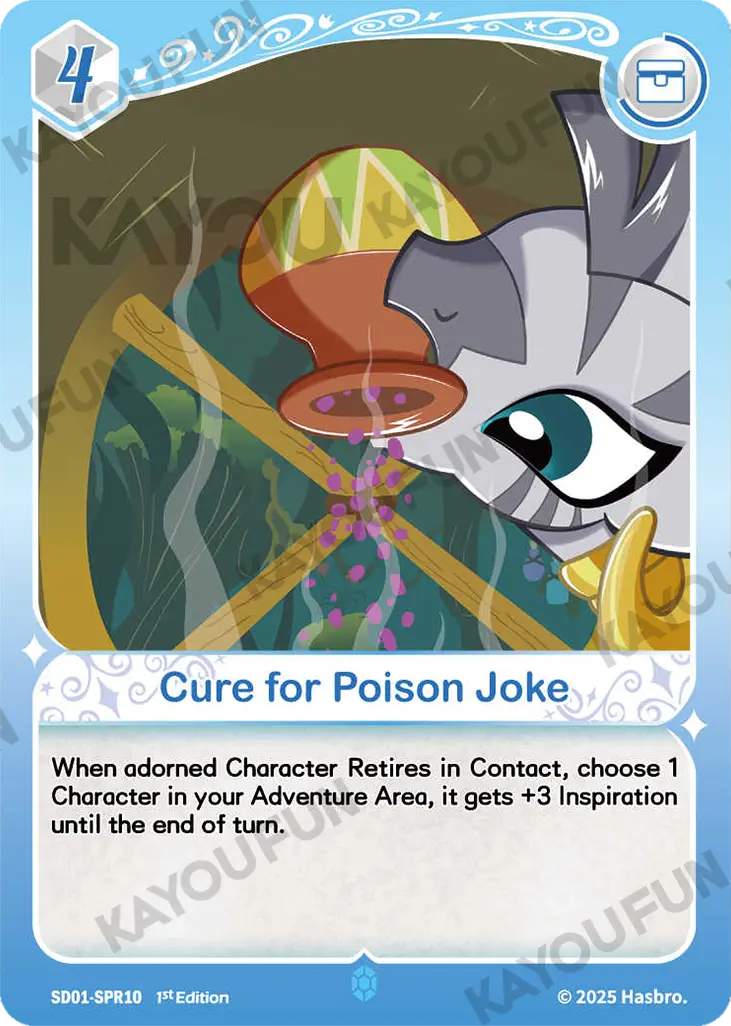 Kartu Kayou My Little Pony TCG - Cure for Poison Joke (SPR)