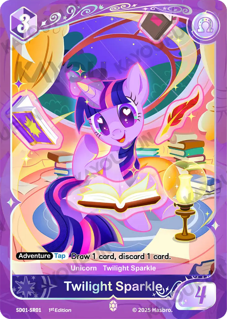 Kartu Kayou My Little Pony TCG - Twilight Sparkle (SR)