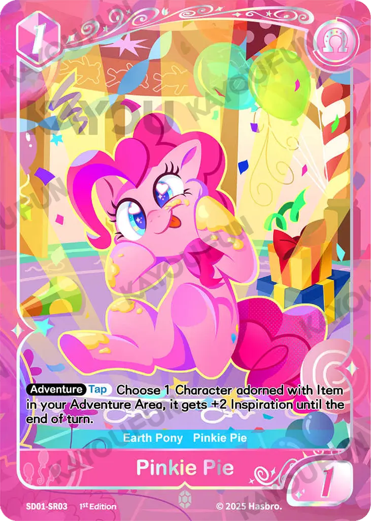 Kartu Kayou My Little Pony TCG - Pinkie Pie (SR)